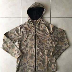 Hurley Protect Stretch Frog Camo Windbreaker Large